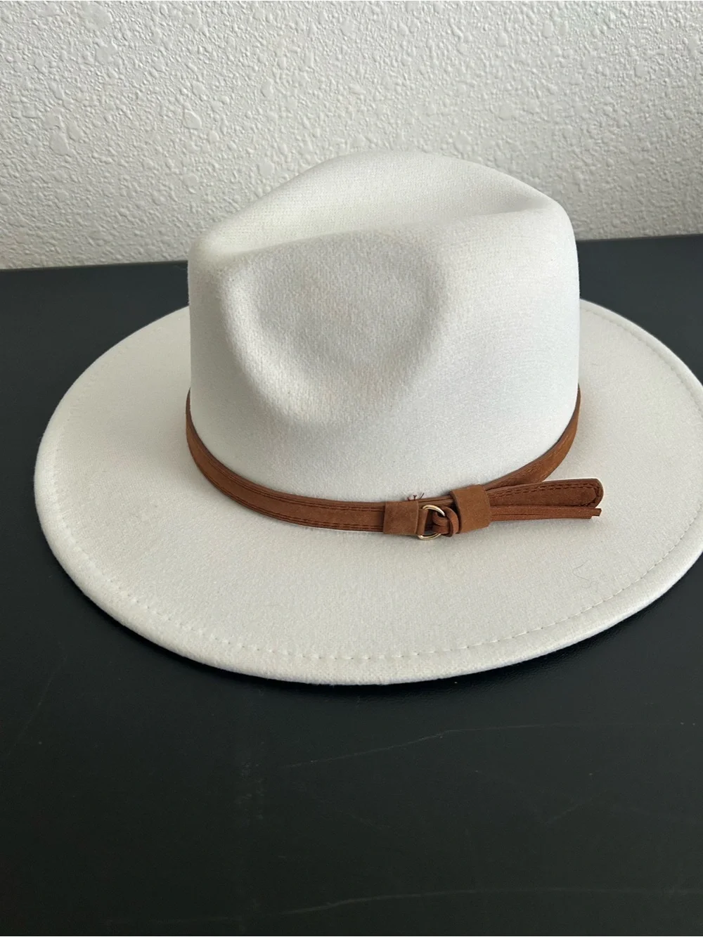 White Fedora Hat UNISEX